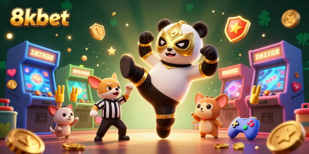 Engage with 8xbet's vibrant online casino world featuring dynamic characters and thrilling gaming elements.
