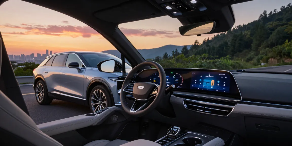 Exploring how the driving modes in Cadillac Lyriq offer different ranges or battery usages through advanced settings and performance features.