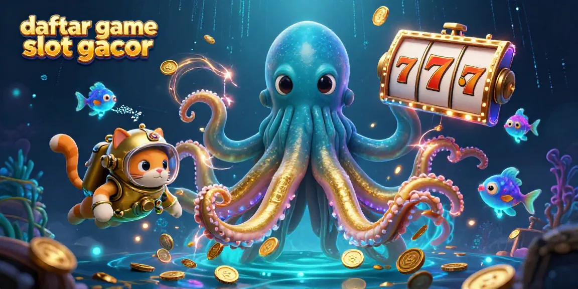 Melihat daftar game slot gacor dengan karakter 3D kartun kraken yang menakjubkan di lautan