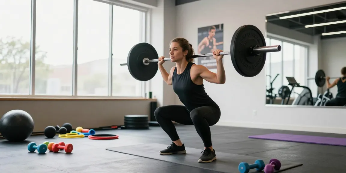 Astera Shop offers a dynamic fitness environment with a focused individual lifting weights showcasing dedication and strength.