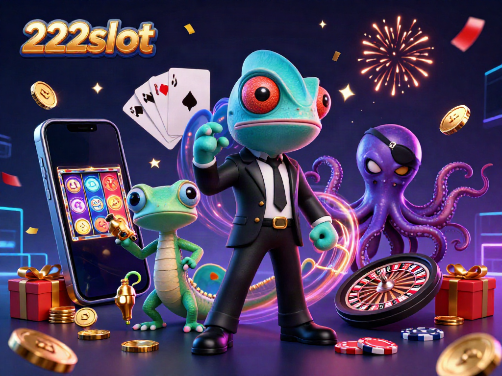 Menangkan pengalaman bermain slot online dengan 222slot dalam gambar ilustrasi penuh warna.