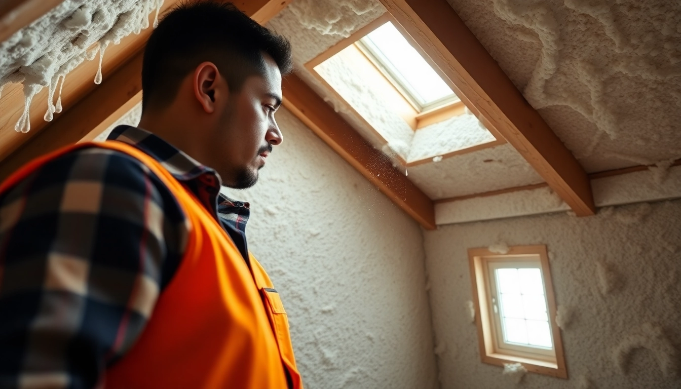 Addressing spray foam condensation issues in an attic with contractor inspection.