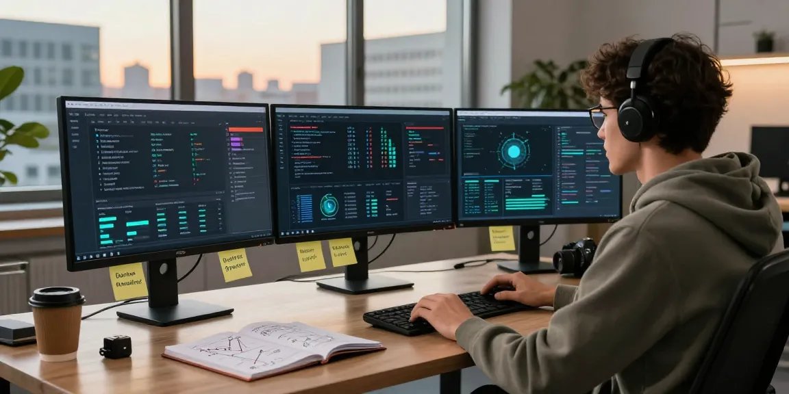 Best Darknet Markets 2026 research scene with cybersecurity analyst evaluating market data in a modern workspace.