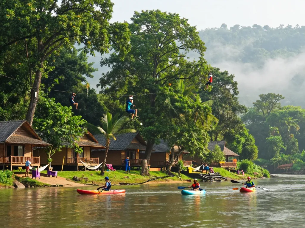 Dandeli resorts packages offer luxurious riverside settings and exciting outdoor activities like kayaking, ensuring a memorable stay.