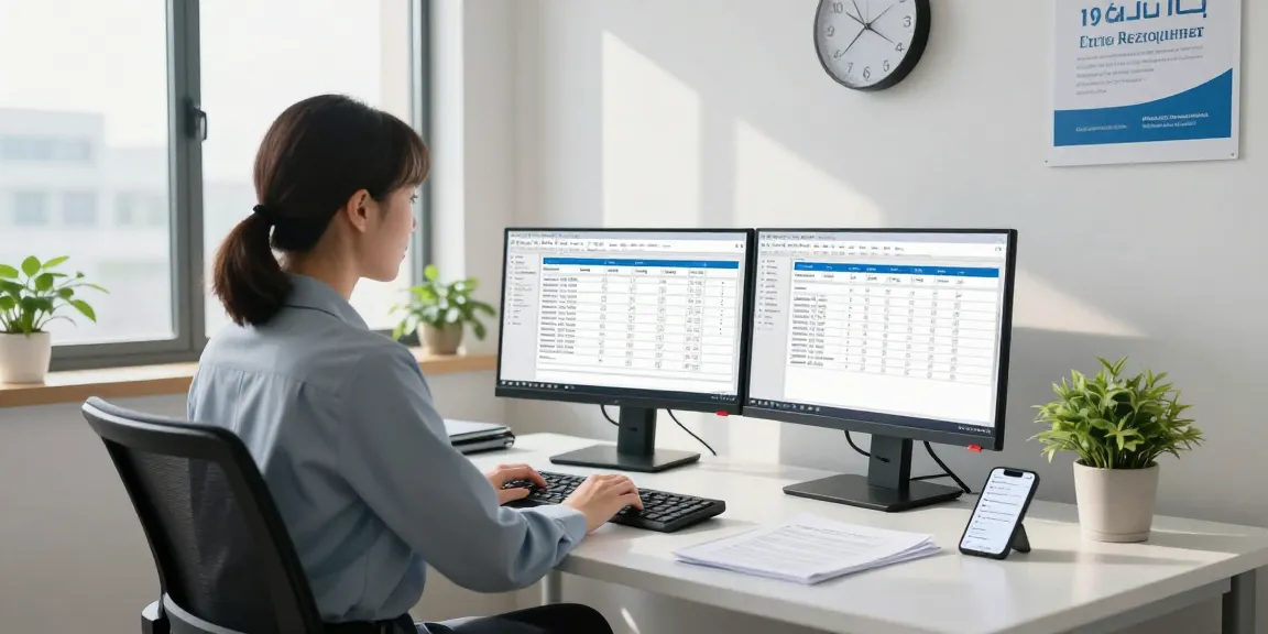 Sovereign Revenue's healthcare billing expert in a professional office, emphasizing efficient revenue cycle management.