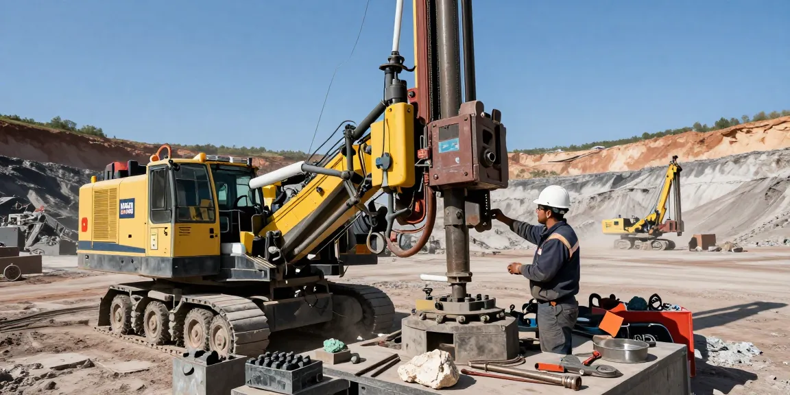 NAGA2000 mining equipment in action at a large-scale mining site.