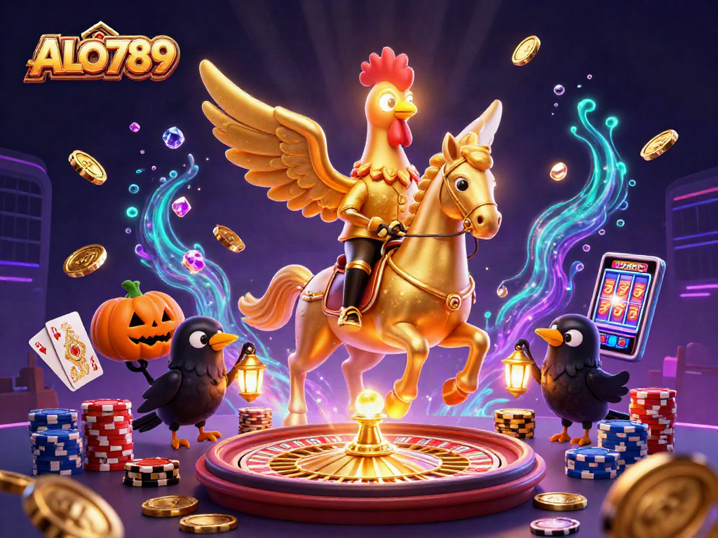 Engage with ALO789's exciting gaming world, featuring vibrant visuals and action-packed scenes.
