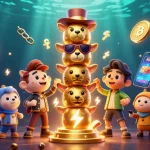 Experience the thrill of bonus buy slots with a vibrant, dynamic 3D casino inspired illustration.