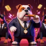 Engage with slot gacor strategies through vibrant 3D mafia-themed casino illustration filled with action.
