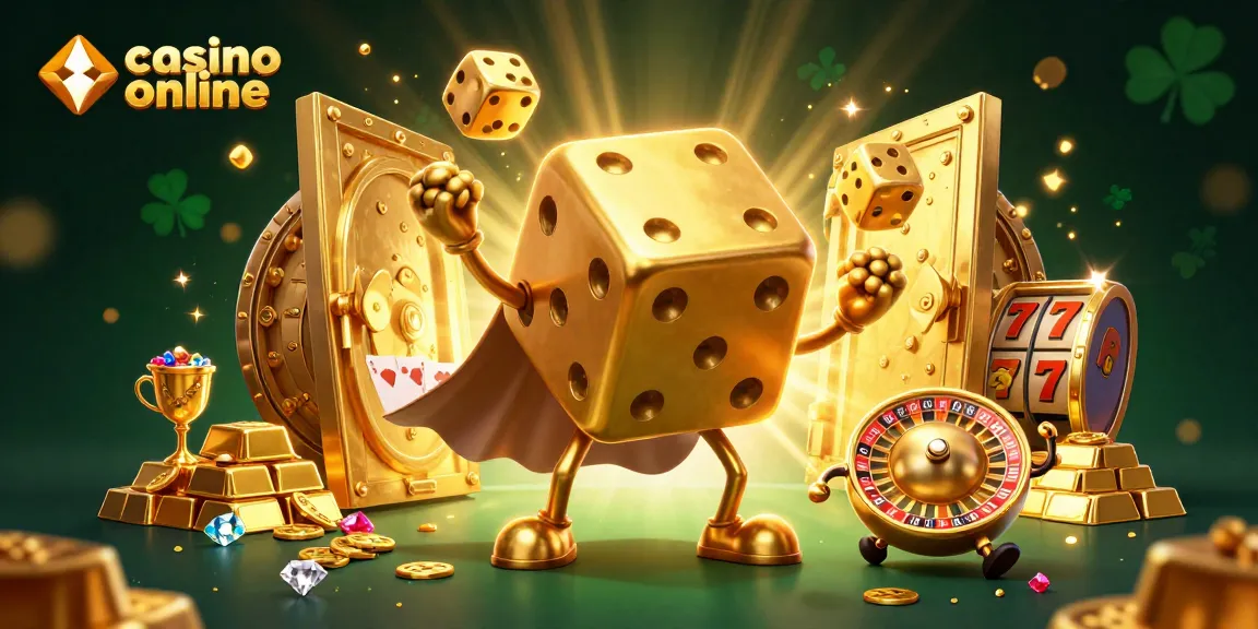 Joacă la casino online și câștigă cu un golem de zaruri și jackpot-uri strălucitoare!