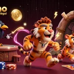 Plongez dans l'univers des jeux de casino en ligne légal en France avec cette illustration animée captivante.