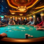 Menang di pgbet dengan taruhan kartu di meja poker yang ramai.
