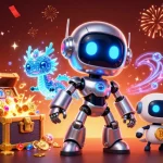 Experience thrilling wins with slot777 apk in this dynamic casino-themed illustration.