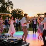 Hochzeit DJ Brandenburg mit festlicher Stimmung während der Feier.