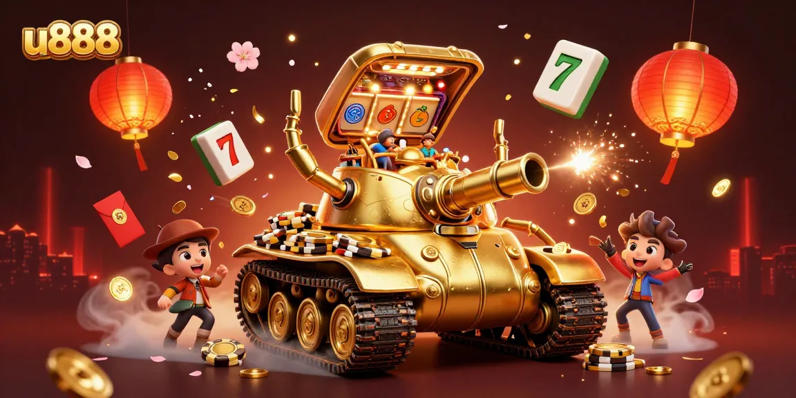Engage with u888, the unique online casino featuring a miniature casino inside a golden beetle tank.