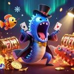 Experience the excitement of slot depo 10k with vibrant 3D characters performing magical tricks