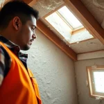 Addressing spray foam condensation issues in an attic with contractor inspection.