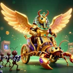 オンラインカジノ 本人確認不要でゲームを楽しむシーンを描いた3Dイラスト