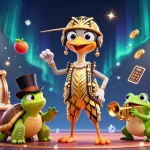 Experience high-stakes gaming with Heng Ong Bet featuring vibrant characters and animated casino elements.