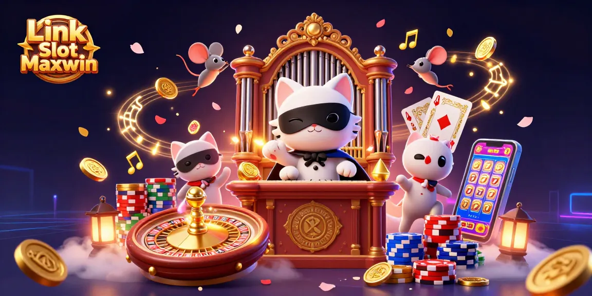 Menangkan Link Slot Maxwin dengan simbol keberuntungan dan detail kasino yang menakjubkan.