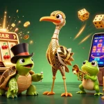 M88 login to your favorite online games with vibrant casino-themed illustration featuring exciting winning symbols