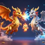 Visualisez le meilleur casino en ligne France avec des dragons 3D et des machines à sous.