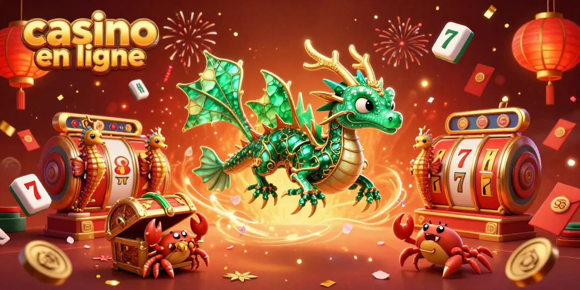 Plongez dans un univers de jeu fascinant avec des dragons de mer et des machines à sous sur le casino en ligne.