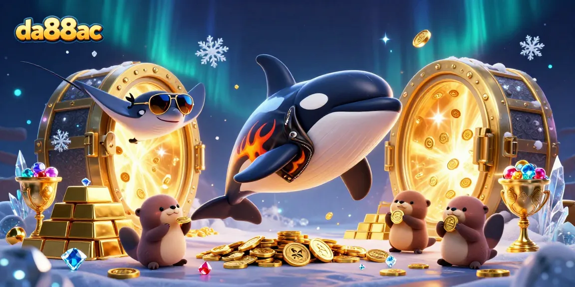Experience the excitement at da88ac with animated characters and dazzling casino treasures.