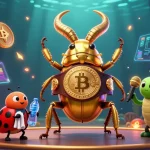 Gioca nei migliori casino non AAMS con questa illustrazione vibrante di giochi d'azzardo digitali.