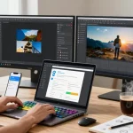 Snipaste software in action on a modern workspace, showcasing efficient screen capturing and annotation.