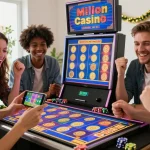 Spin Million Casino players enjoying a lively online gaming session with friends.