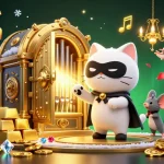 Experience the thrill of winning with Link tải sunwin in this vibrant 3D casino illustration.