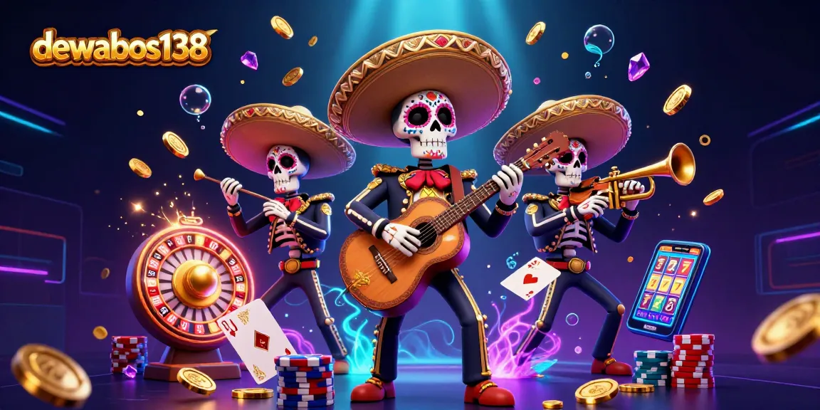 Experience thrilling gameplay at dewabos138 with vibrant mariachis and dynamic casino elements.