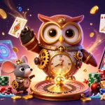 Découvrez les aventures du nouveau casino en ligne avec un hibou voyageur et un compagnon robotique.