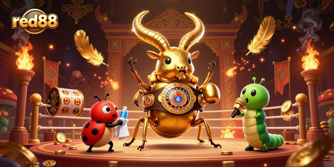 Experience thrilling jackpots with red88 in a vibrant casino scene full of action and energy.