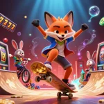 Mainkan pg toto slot dengan tampilan warna-warni menarik, dikelilingi elemen slot yang seru.