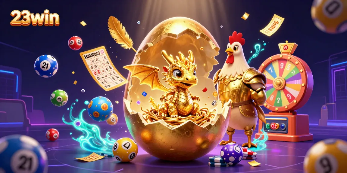Experience top-notch gaming with 23win in this lively golden dragon scene bursting with action.