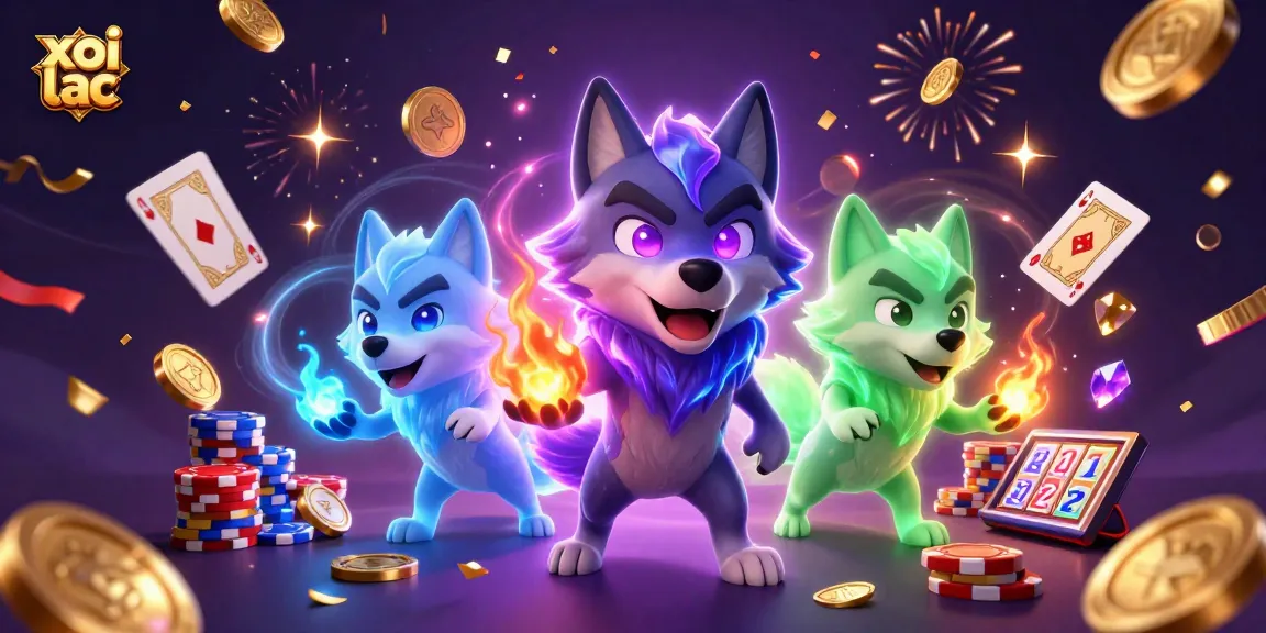 xoi lac connects gamers with engaging 3D casino action amidst colorful game elements and dynamic scenes.