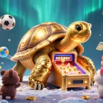 Join the excitement at bolatotoe with animated golden tortoise and lively sports elements.