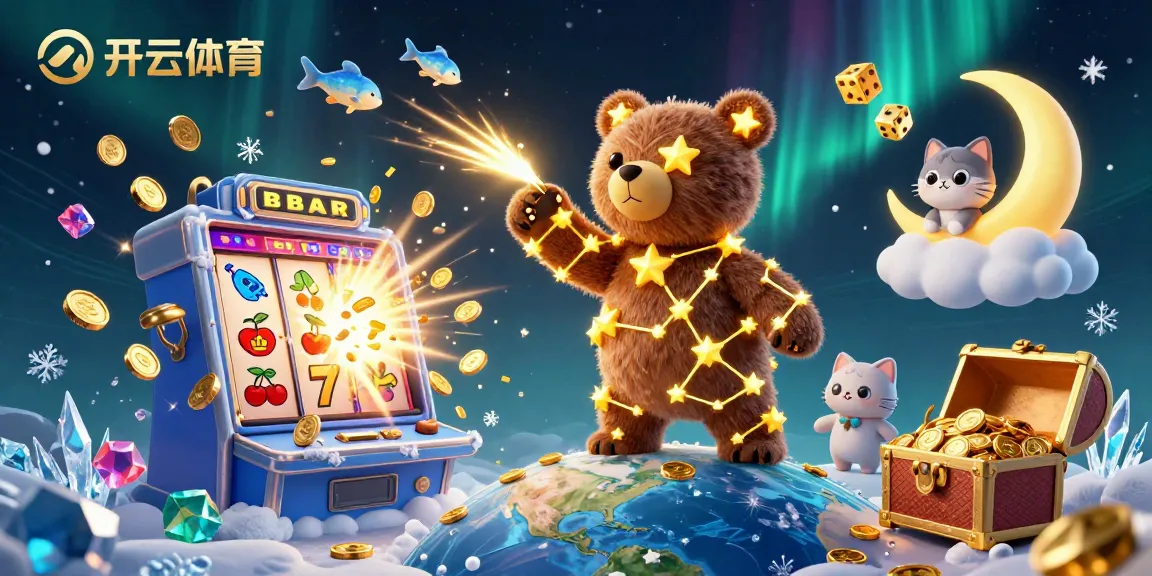 Experience winning thrills at 开云体育 with our exciting casino-themed illustration