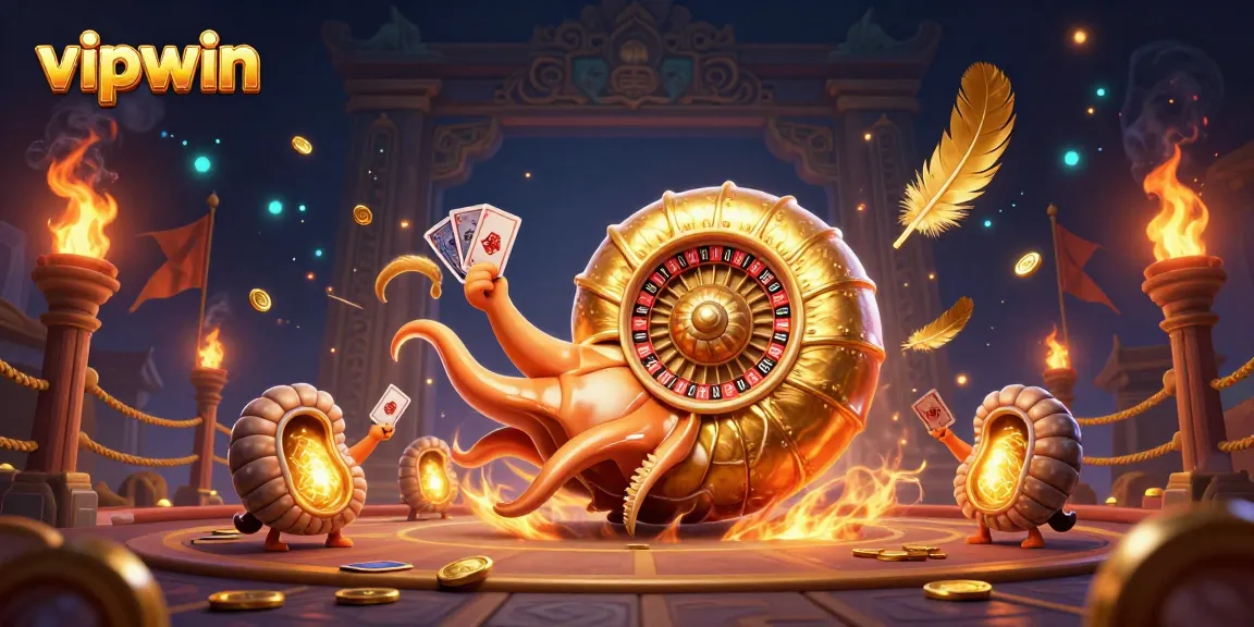 Experience thrilling gaming at vipwin with a vibrant 3D casino scene capturing the essence of winning.