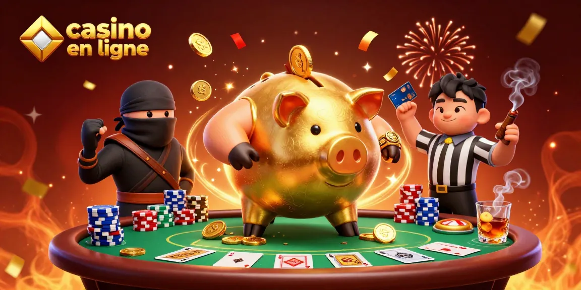 Gagnez au casino en ligne avec des personnages de jeu et des éléments captivants.