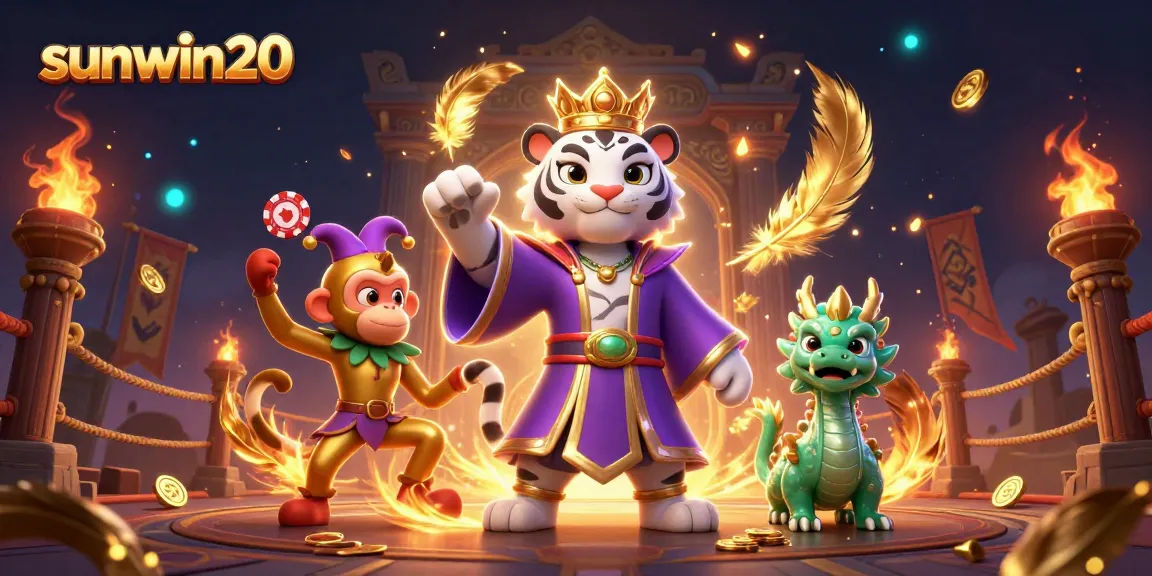 Experience thrilling gameplay with sunwin20 featuring animated characters and vibrant casino elements.