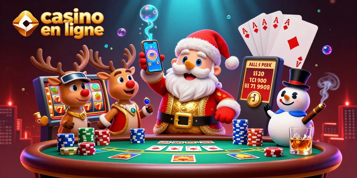 Remportez des jackpots dans ce casino en ligne animé avec le père Noël et ses amis.