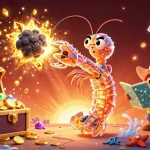 Engage with BTY9234's thrilling casino adventure, showcasing vibrant 3D characters and treasure elements.