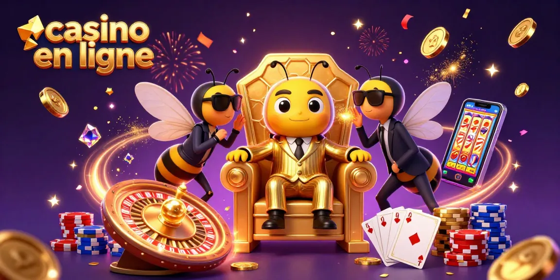 Plongez dans un casino en ligne où le chef des abeilles s'illustre avec des gardes et des jeux !