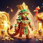 Découvrez un crypto casino animé avec des personnages captivants jouant et s'amusant au milieu de richesses étincelantes.