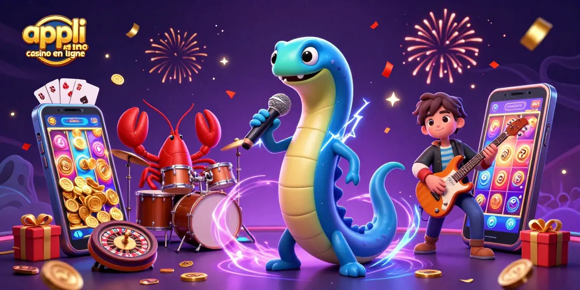 Vibrez avec l'appli casino en ligne, spectacle sous-marin coloré avec des jeux captivants et des personnages animés.