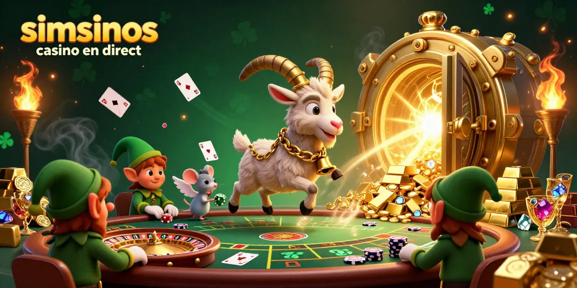 Découvrez l'expérience captivante du casino en direct Simsinos, avec des croupiers animés et une ambiance immersive.