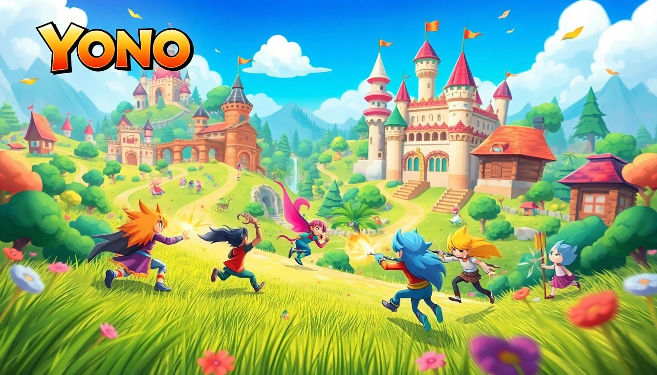Exciting scene of yono game showcasing vibrant gameplay with colorful characters in action.